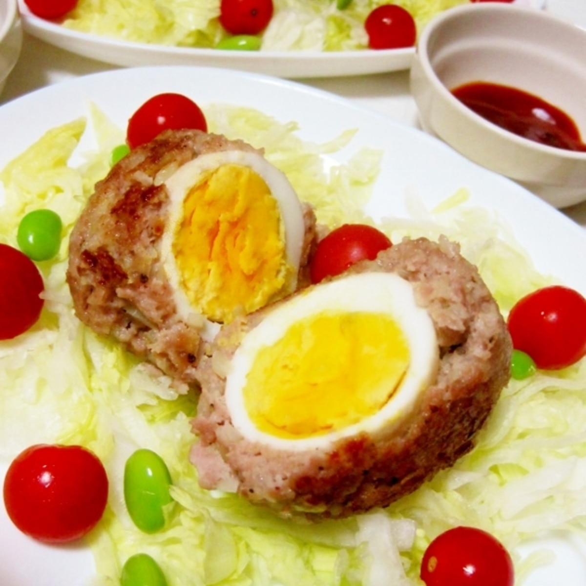 レンジ技deエコ ヘルシー スコッチエッグ レシピ 作り方 By yamat 楽天レシピ レンジ技deエコ ヘルシー スコッチエッグ レシピ 作り方 By yamat 楽天レシピ